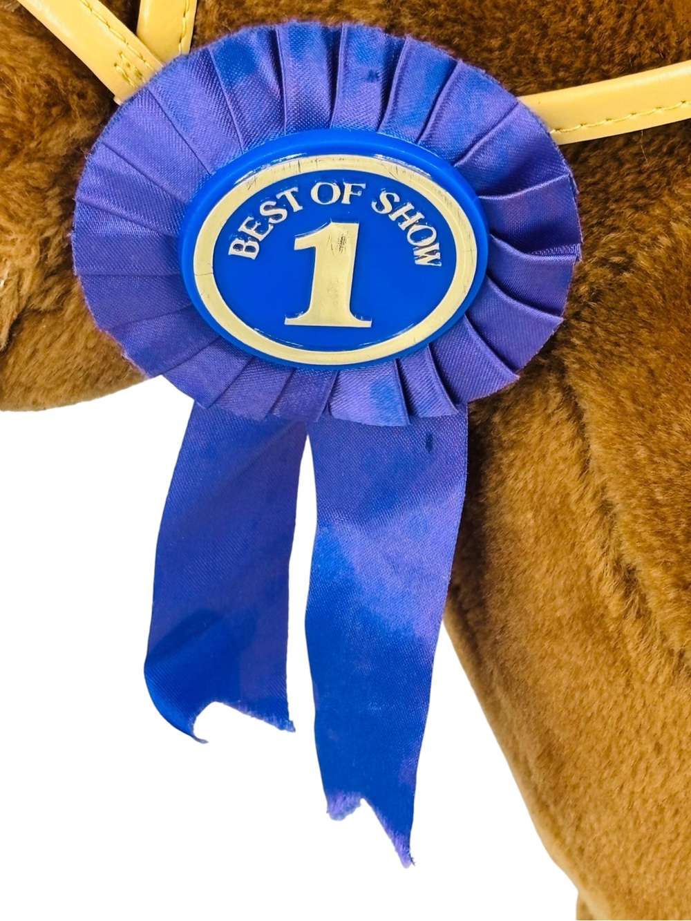 1984 Coleco Cabbage Patch Kids Show Pony With 1st Place Ribbon & Saddle Plush - Picture 3 of 12